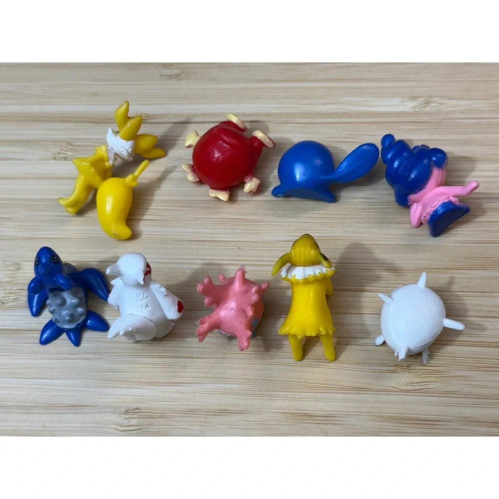Pokemon Mini Figure Lot 9pc Jolteon Poliwag Corsola Lapras Braixen Zangoose